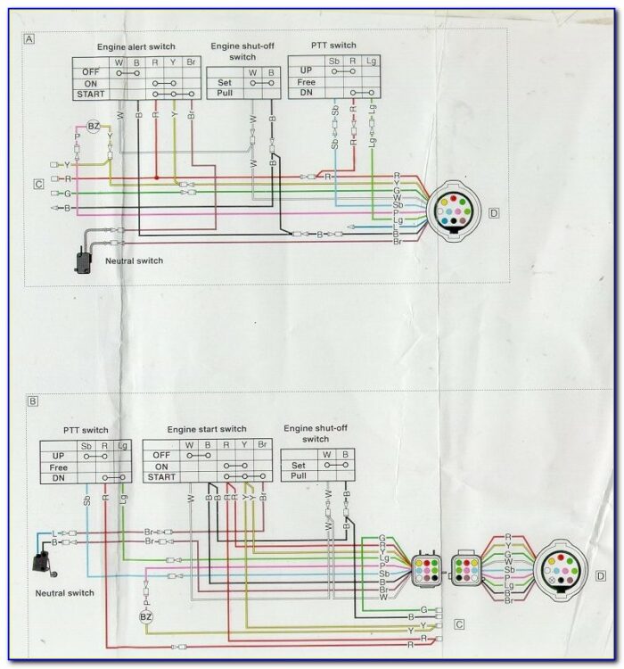 Yamaha 703 Remote Control Parts Diagram