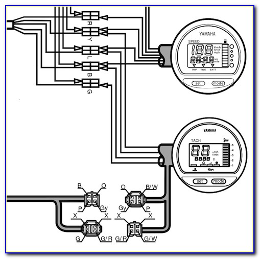 Yamaha Digital Multifunction Gauge Wiring Diagram