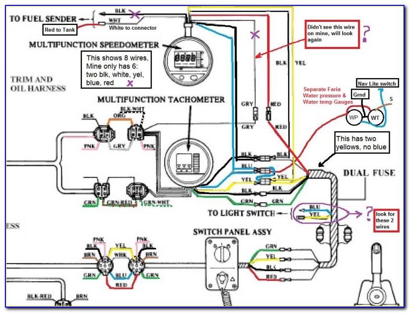 Yamaha Multifunction Gauge Wiring Diagram