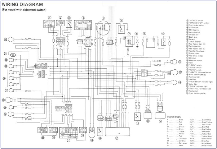 Yfz 450 Electrical Diagram