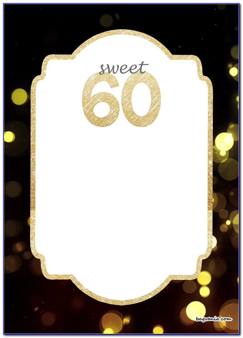 60th Birthday Party Invitation Quotes