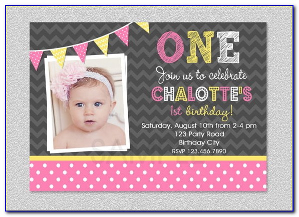 Baby First Birthday Invitation Ideas