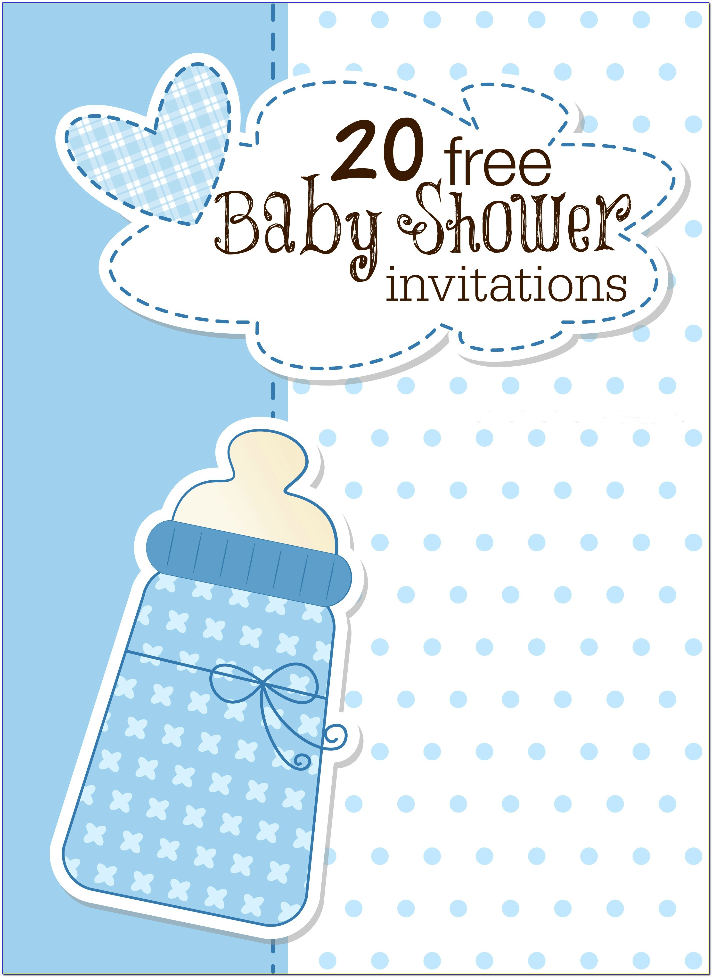 Baby Q Bash Invitations