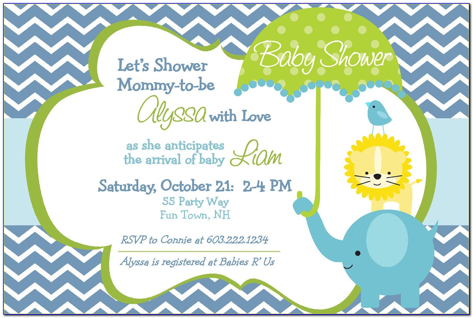 Baby Shower Invitations Boy Free