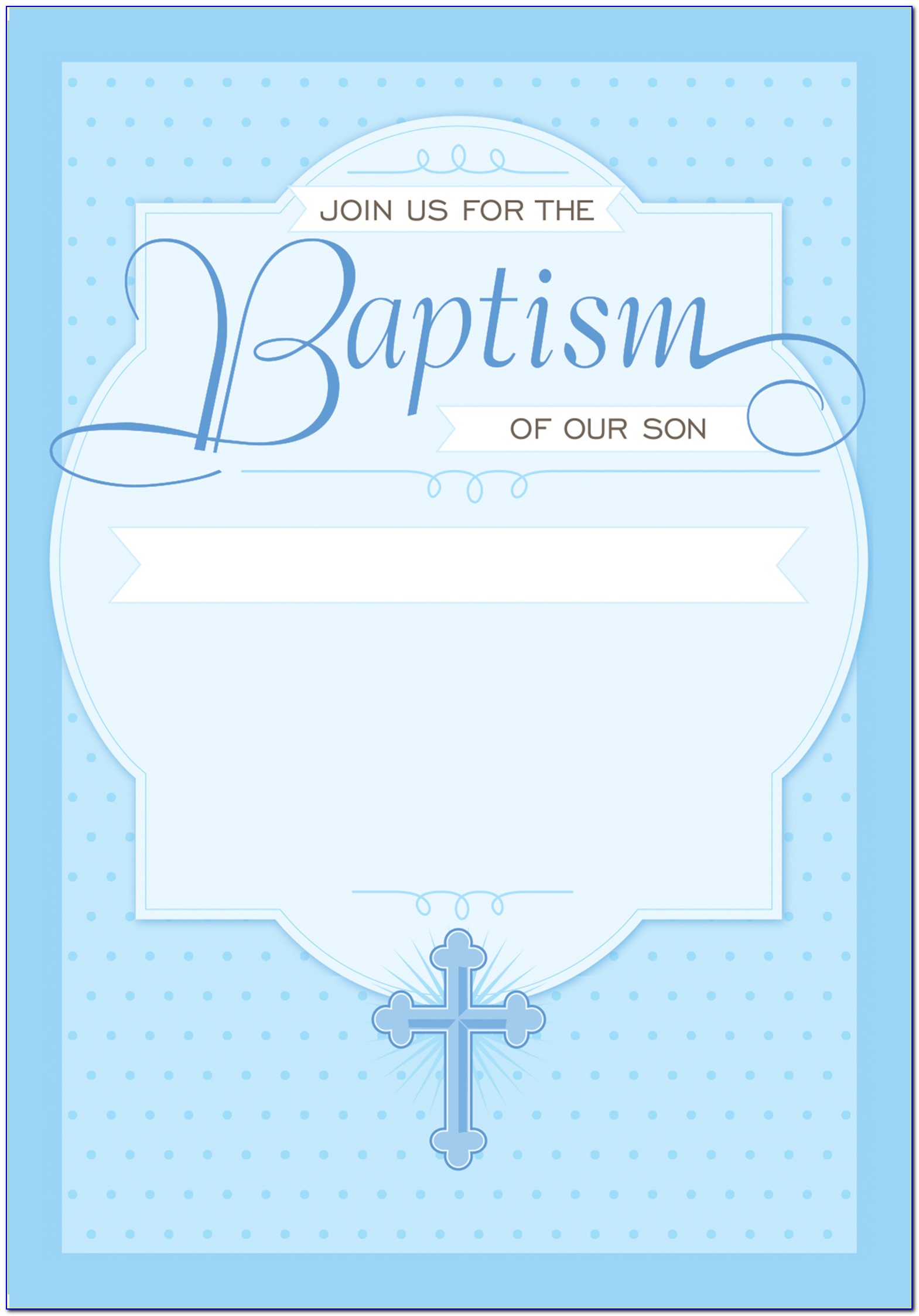 Baptism Invitations Boy Amazon