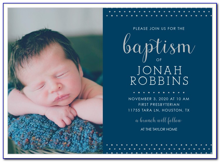 Baptism Invitations Boy And Girl
