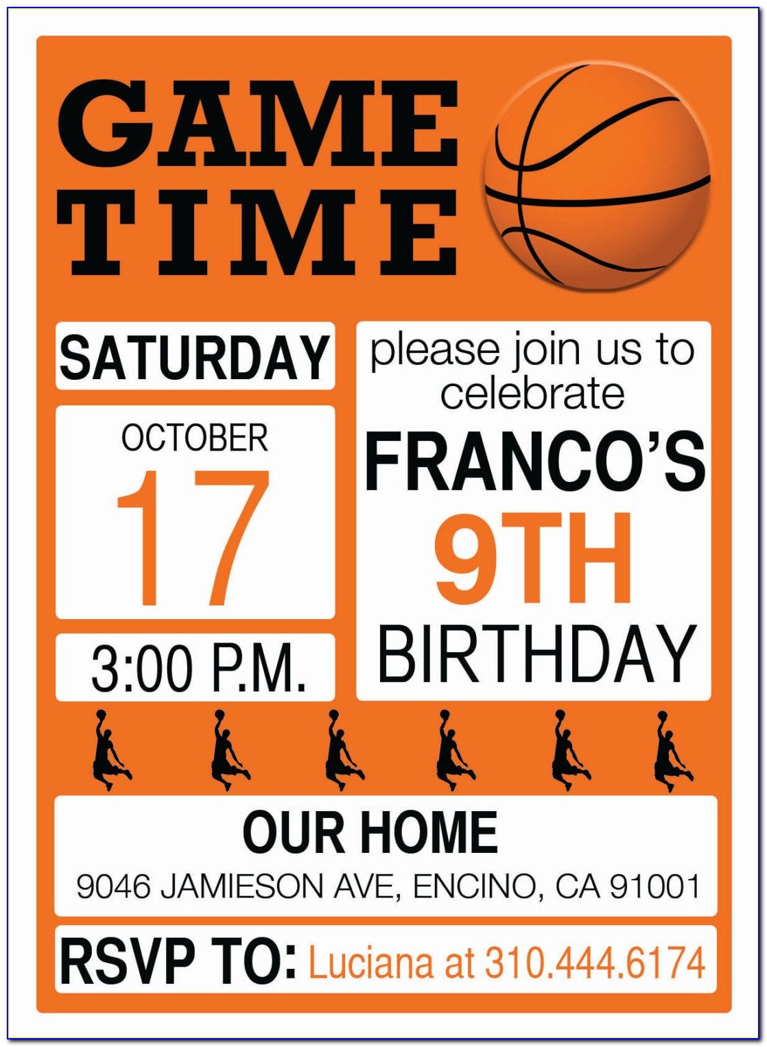 Basketball Birthday Invitations Wording