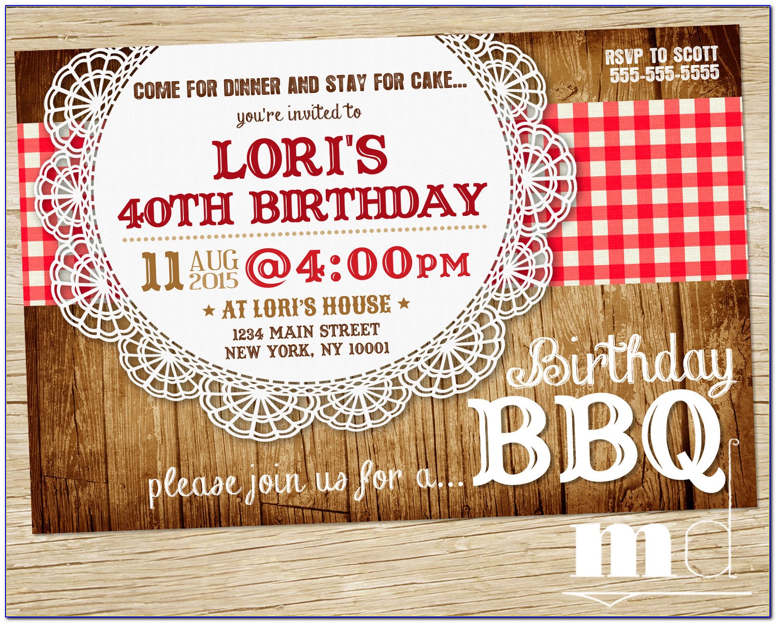 Birthday Bbq Party Invitation Wording