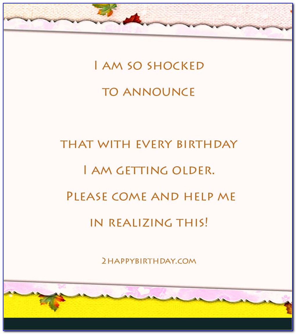 Birthday Invitation Quotes For Friends