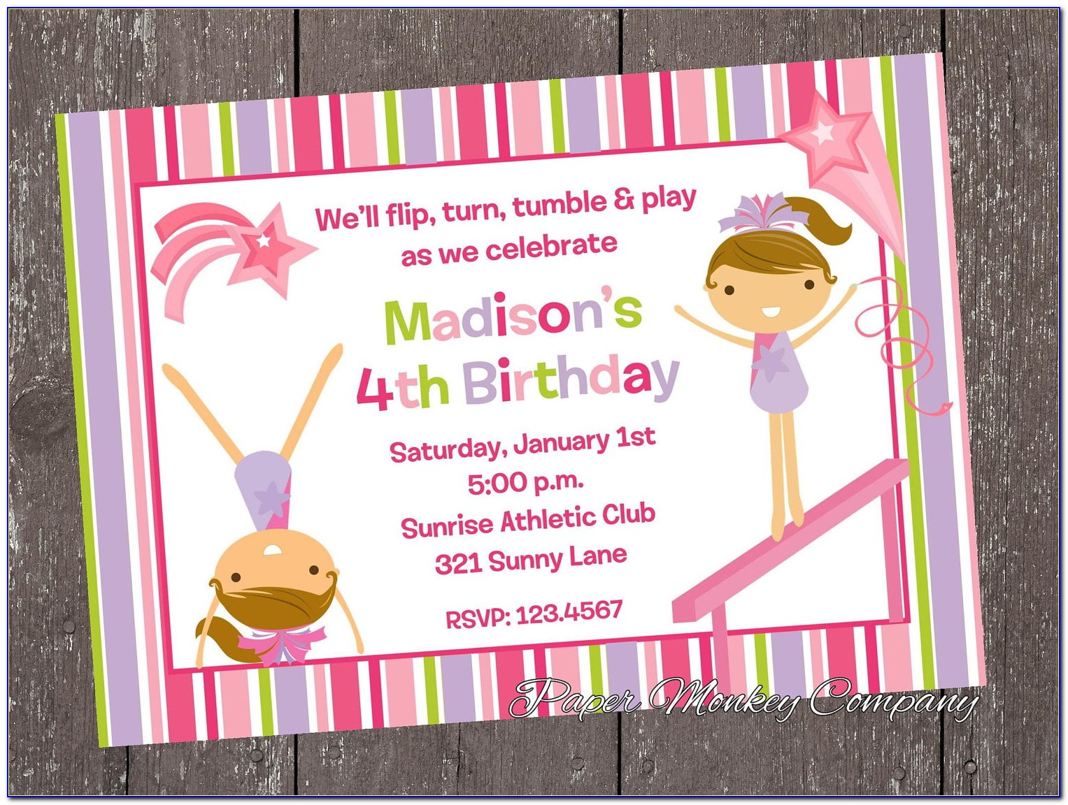 Birthday Invitations With Pictures Free