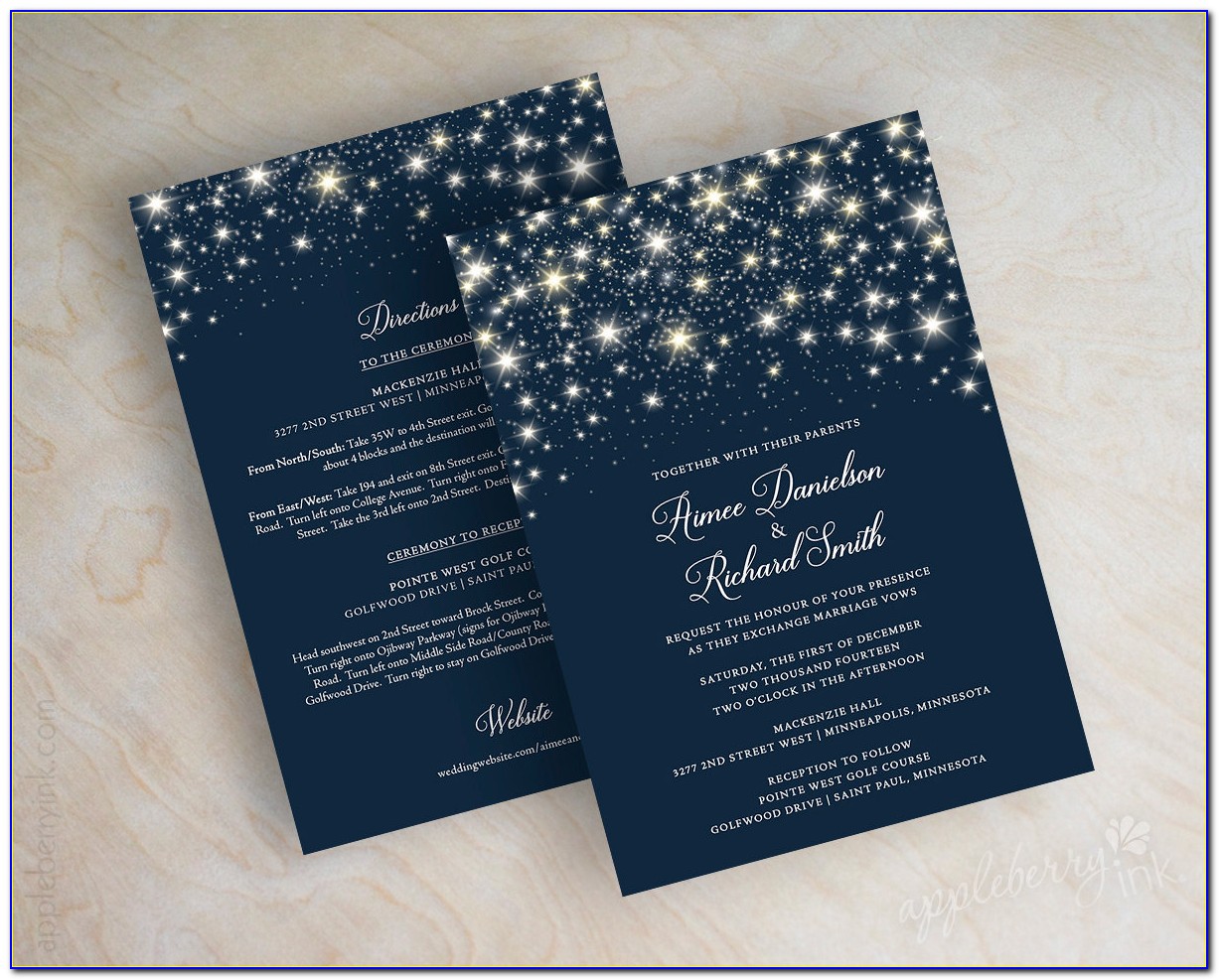 Blue Wedding Invitations Uk