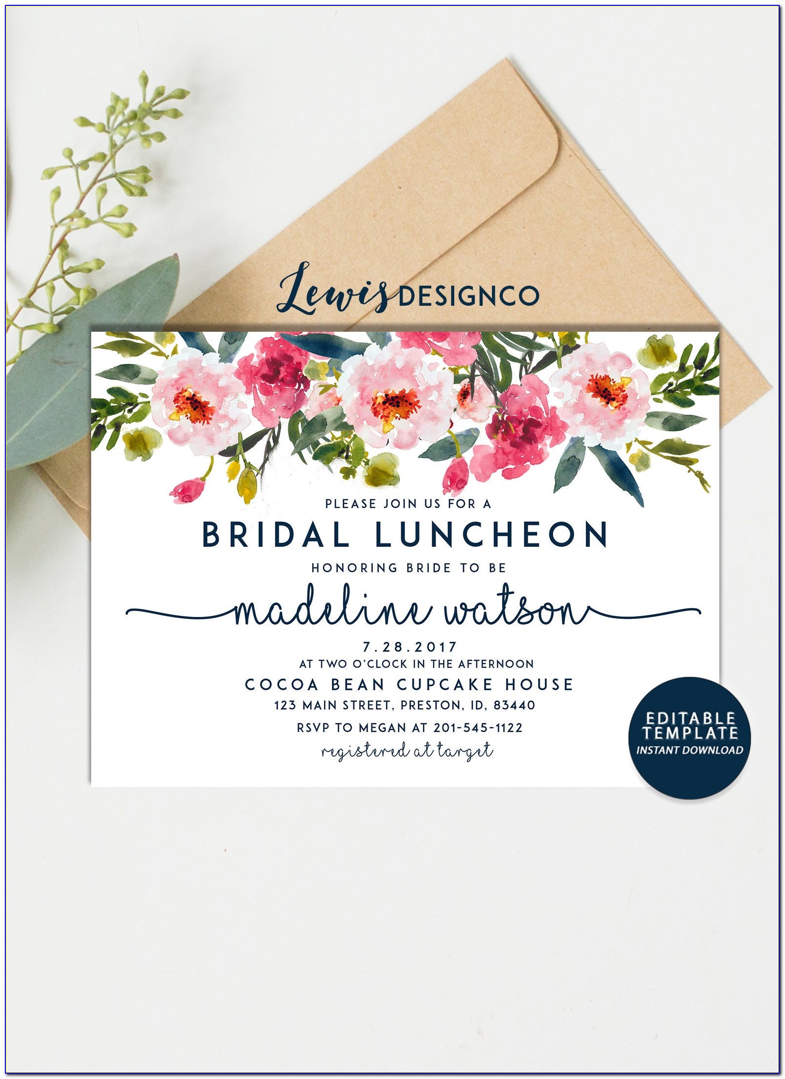 Bridal Luncheon Invitations Minted