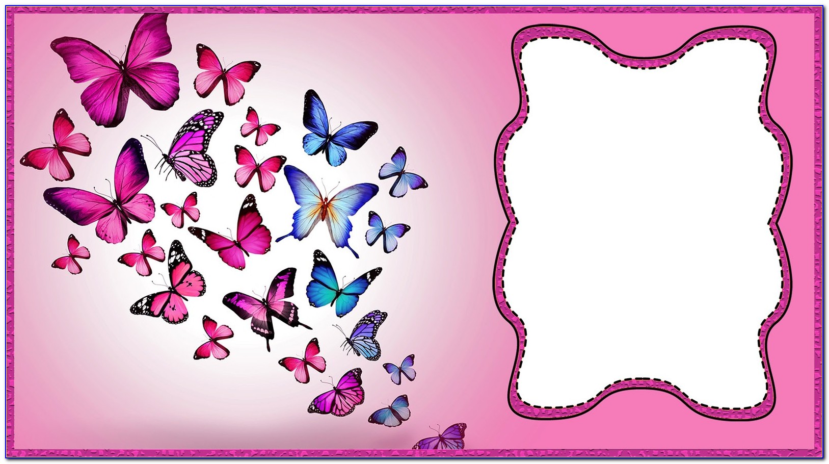 Butterfly Birthday Invitation Templates Free