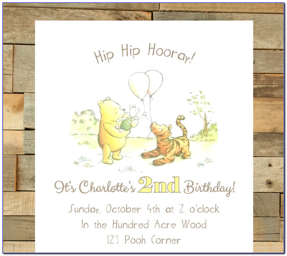 Classic Winnie The Pooh Themed Baby Shower
