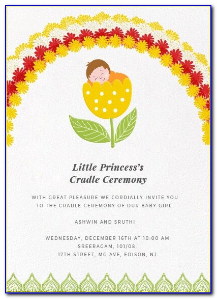 Cradle Ceremony Invitation Video