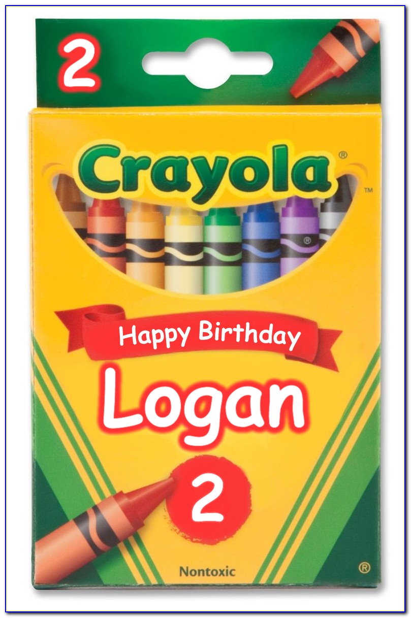 Crayola 1st Birthday Invitations
