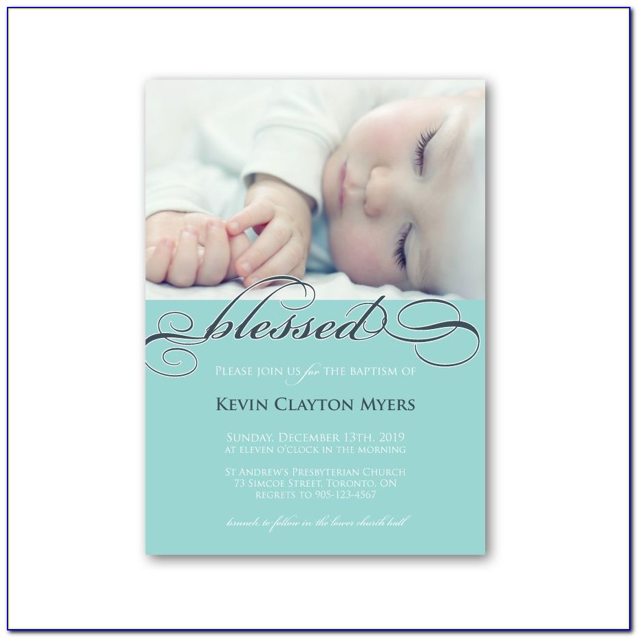 Editable Baptism Invitation For Baby Boy