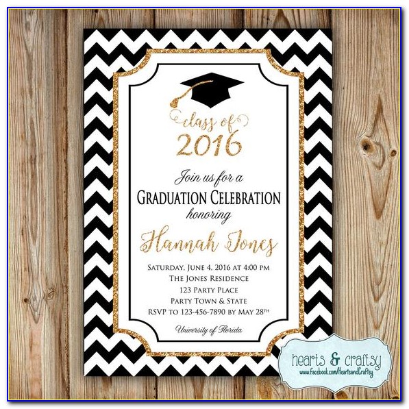 Etsy Graduation Party Invitations