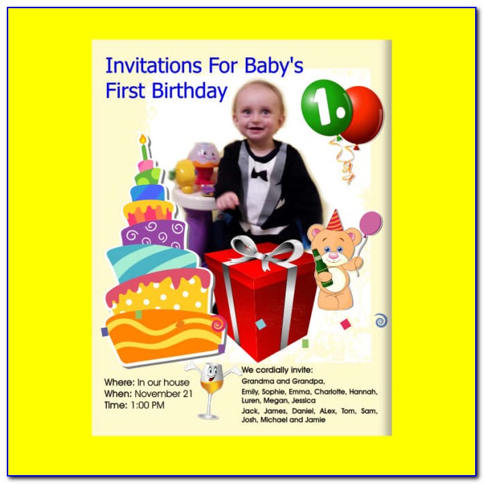 Free Birthday Invitation Card Maker