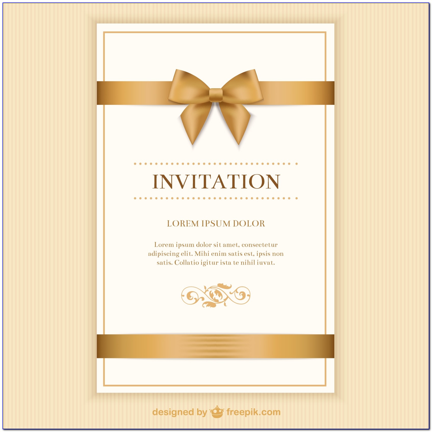 Free Design Invitation Letter