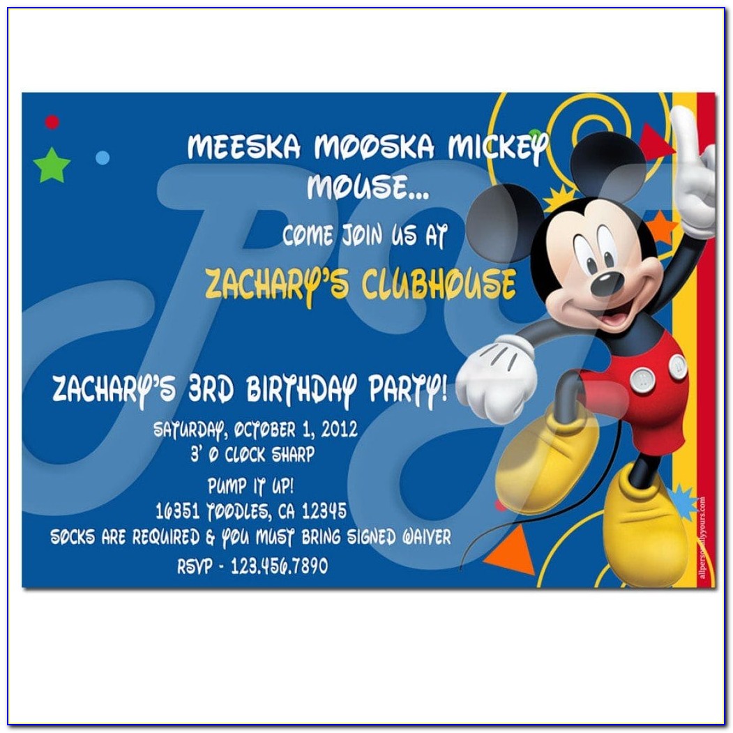 Free Minnie Mouse 2nd Birthday Invitations