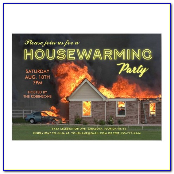 Funny Housewarming Party Invitations