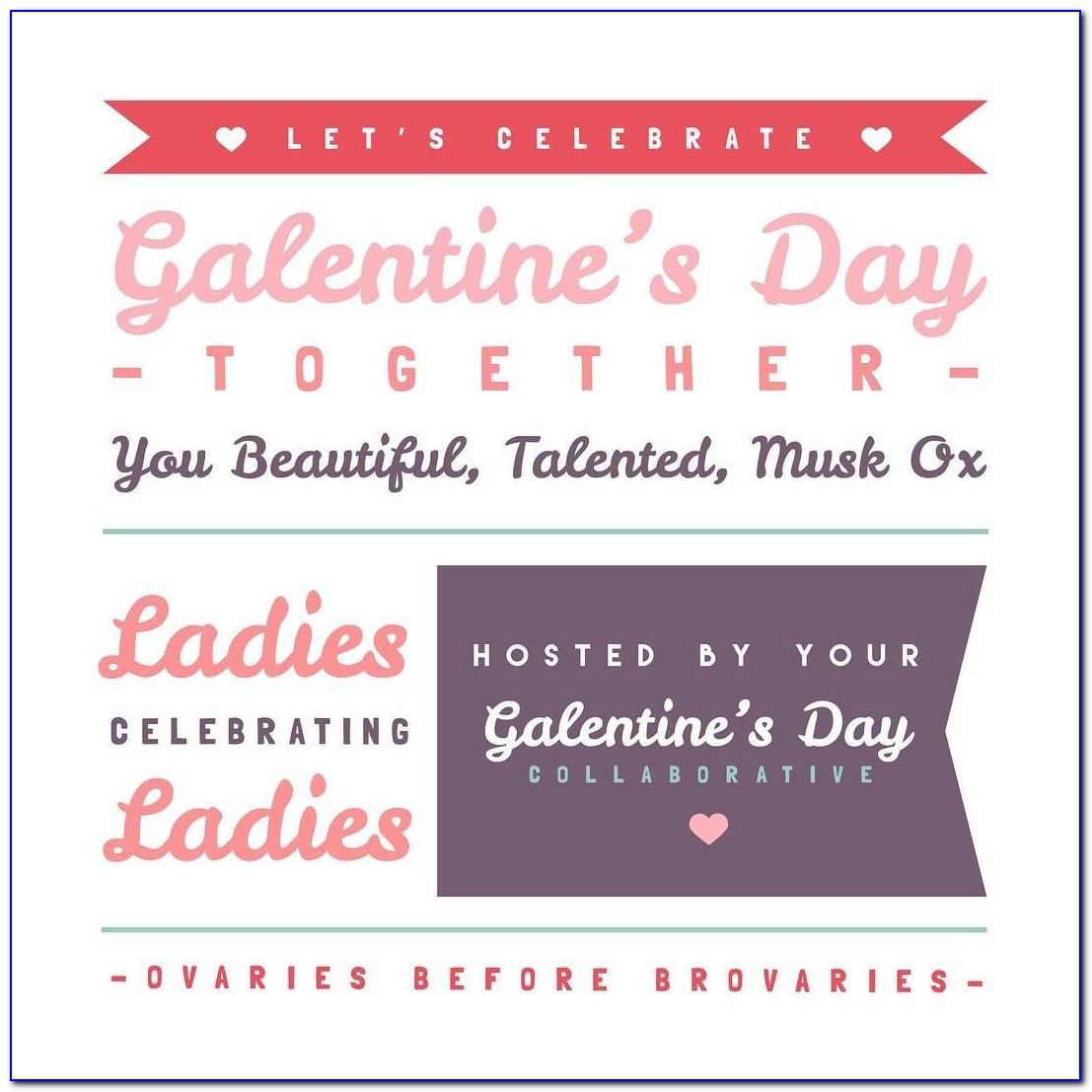 Galentines Day Party Invitation