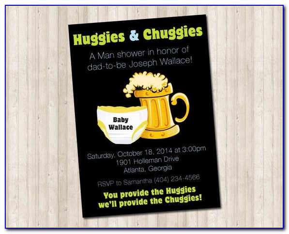 Huggies And Chuggies Free Invitations