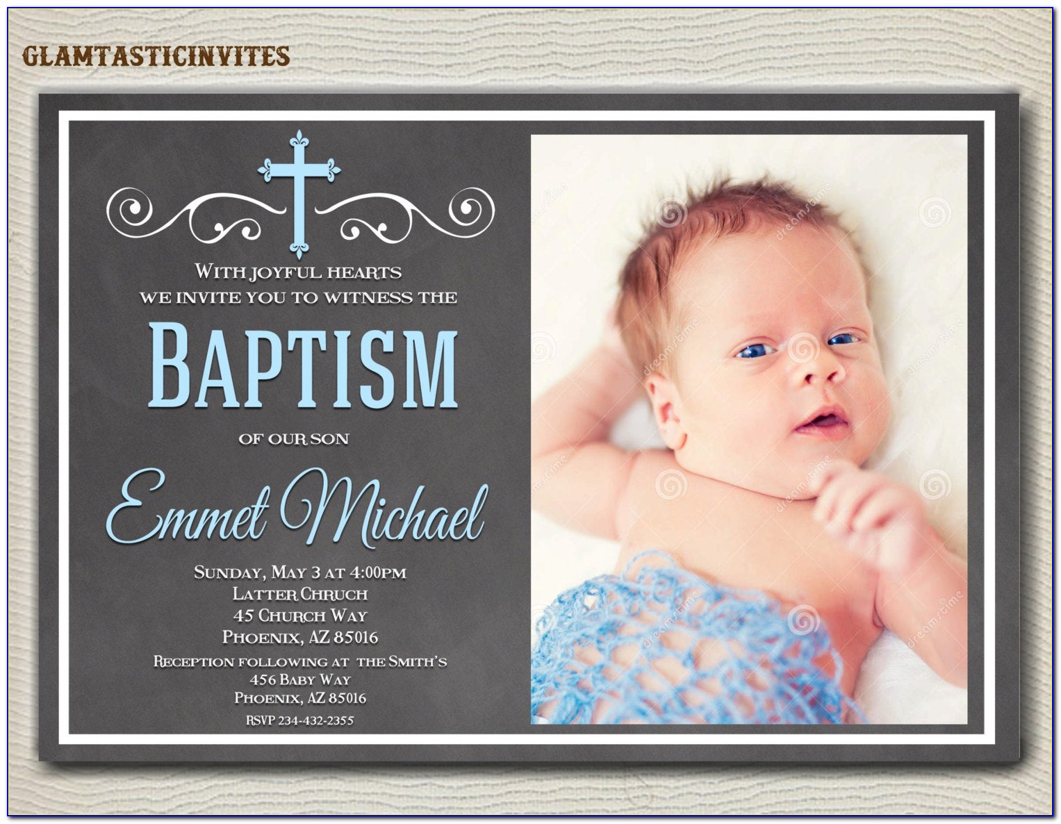Lds Baptism Invitation Ideas