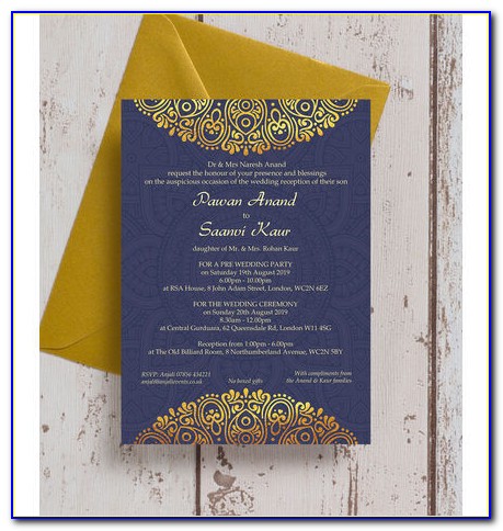 Maroon Navy And Gold Wedding Invitations