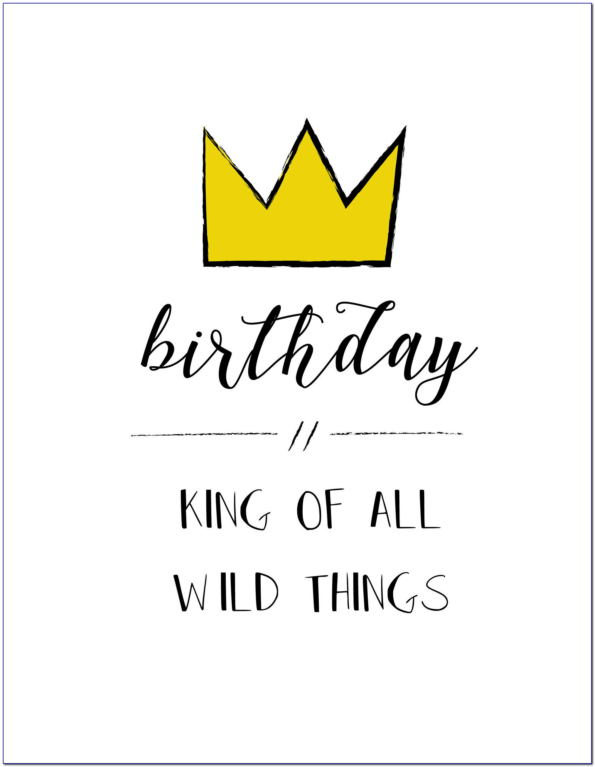 Max Where The Wild Things Are Birthday Invitation