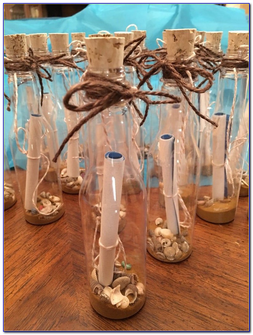 Mermaid Message In A Bottle Invitations