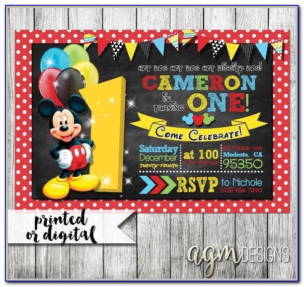 Mickey Mouse Clubhouse Party Banner
