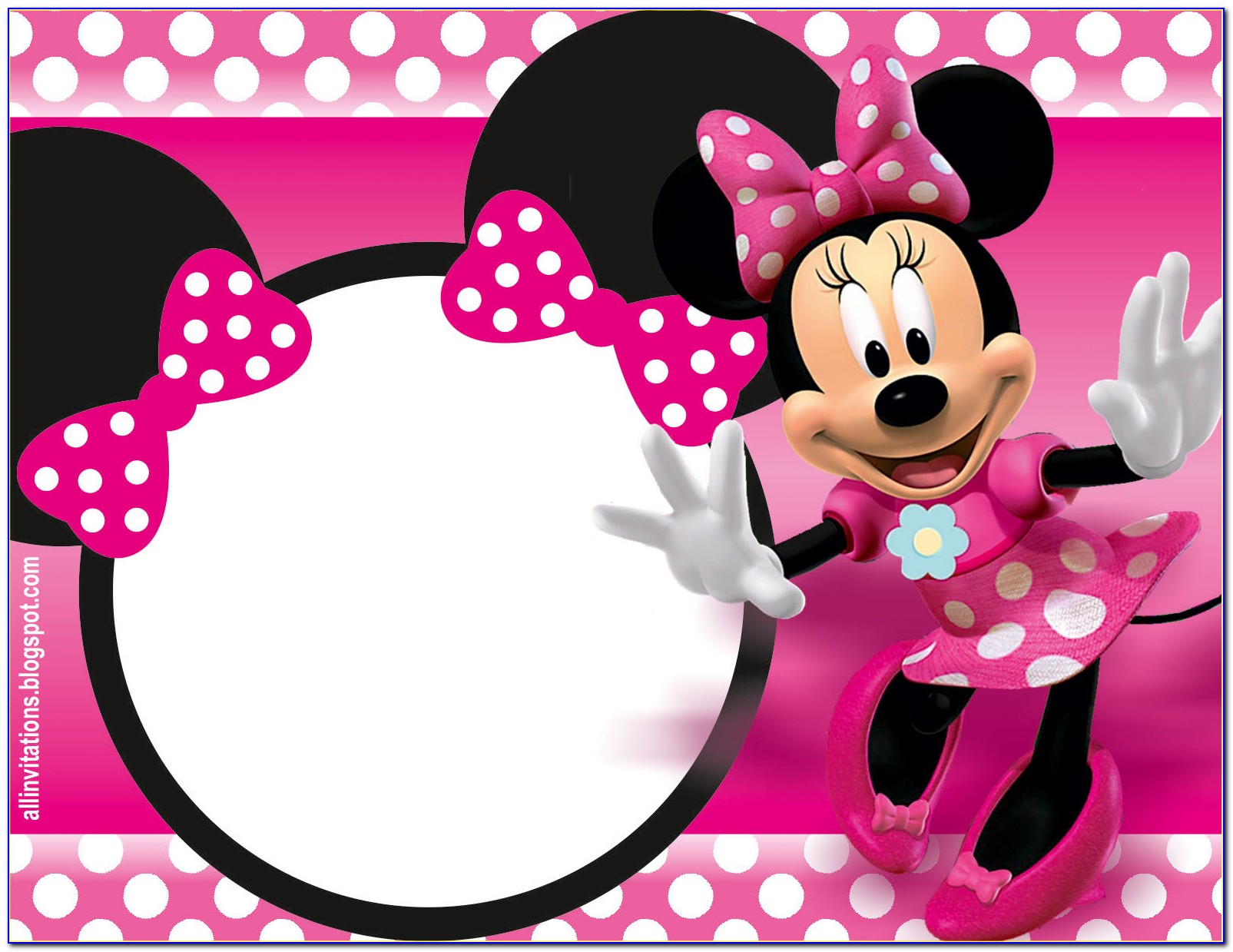 Minnie Mouse Birthday Invitations Zazzle