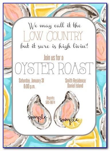 Oyster Roast Wedding Invitations