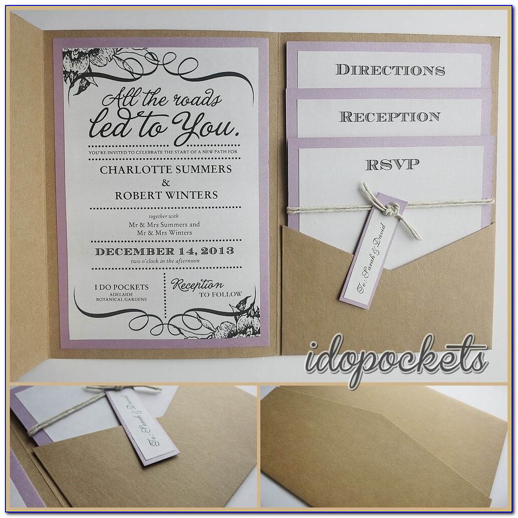 Pocket Invitation Envelopes