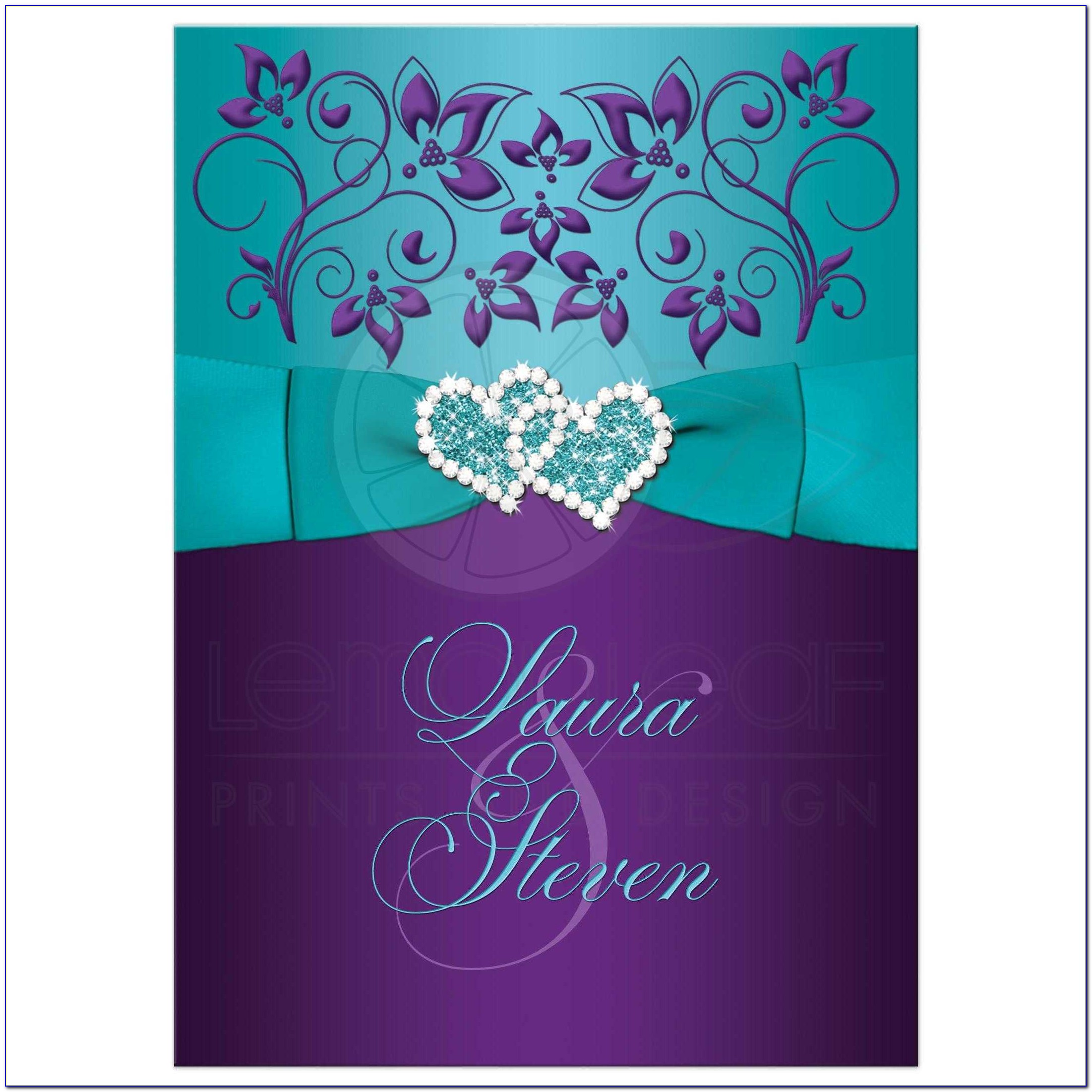 Purple And White Baby Shower Invitations
