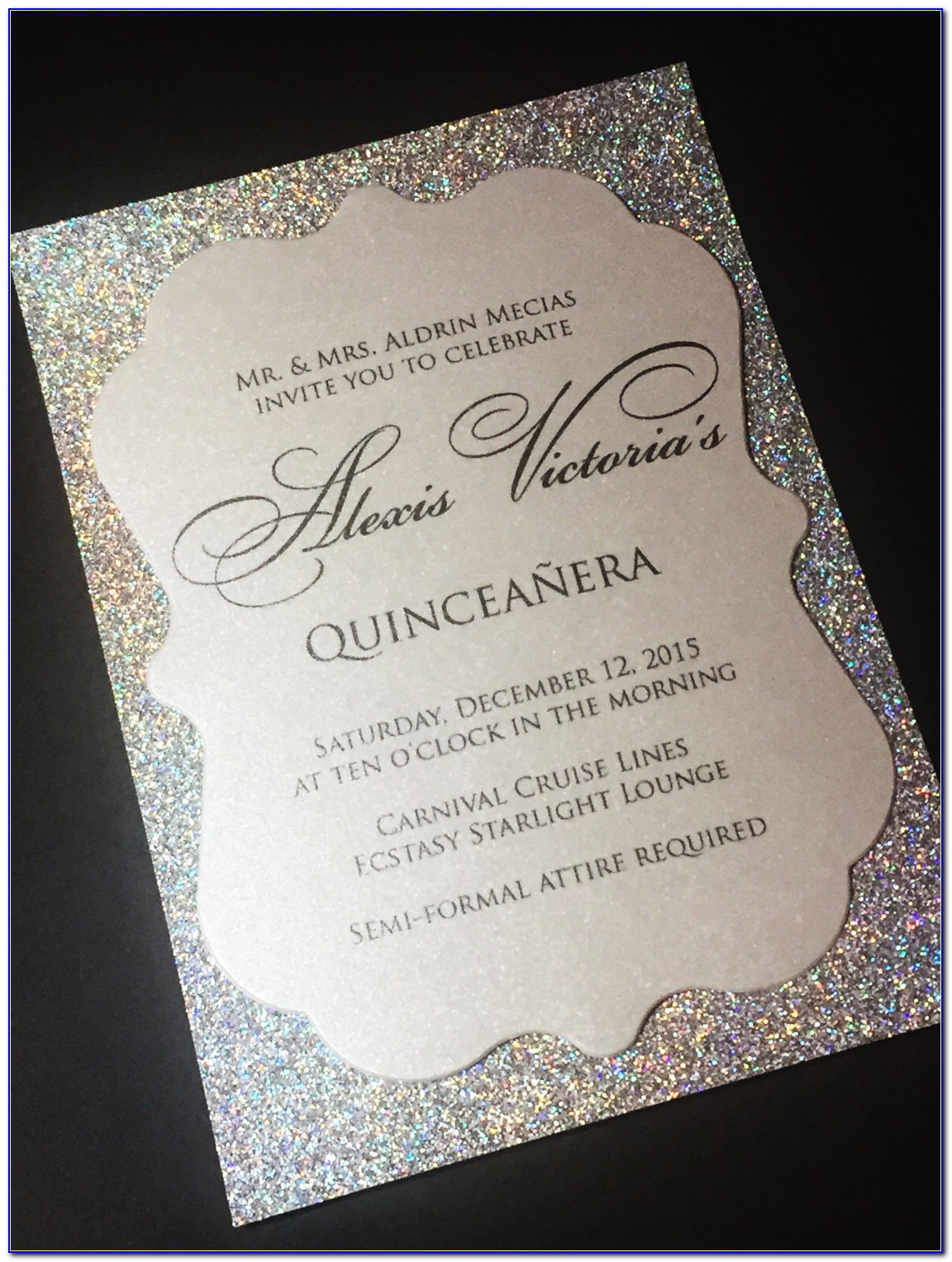 Quinceanera Invitation Wording In English