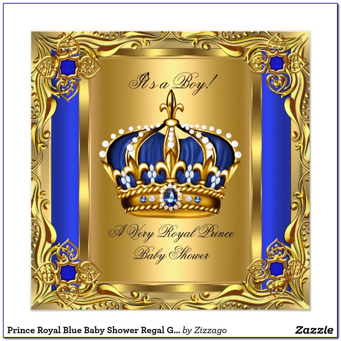 Royal Prince Baby Shower Invitations Templates