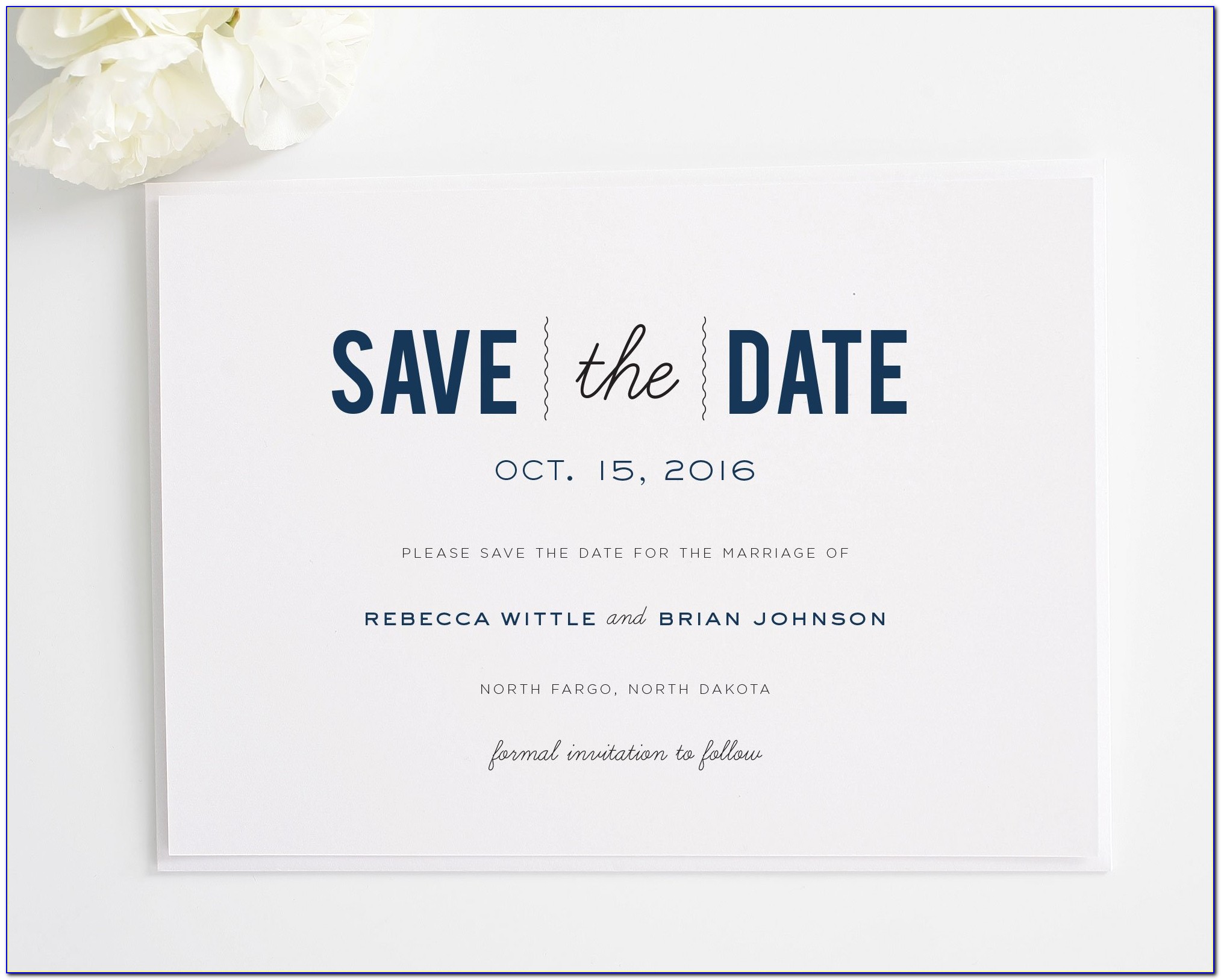 Save The Date Wedding Invitations Magnets