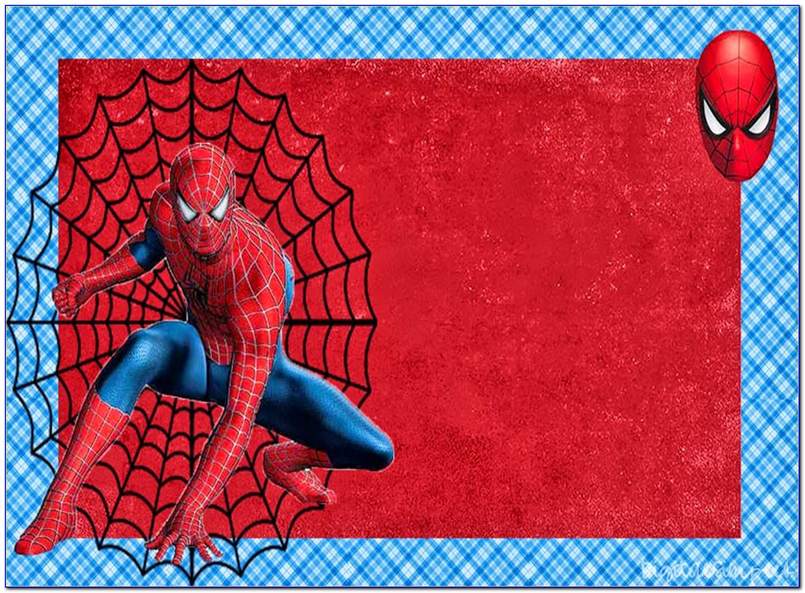 Spiderman Birthday Invitations Free Download
