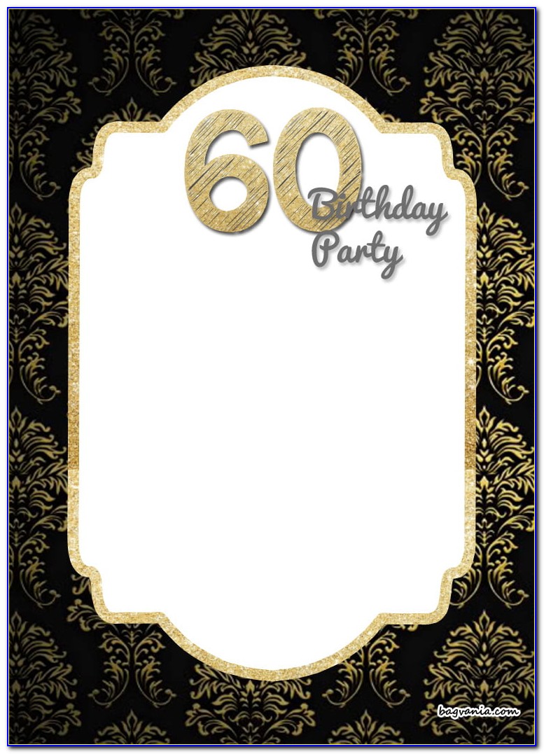 Surprise 60th Birthday Invitation Ideas