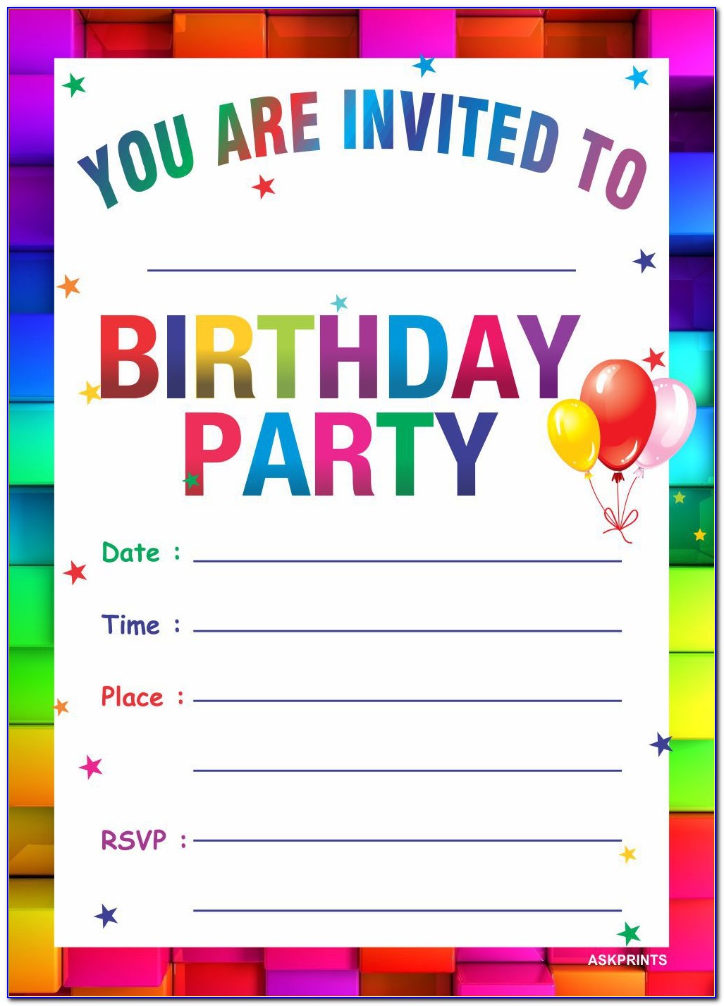 Target Photo Birthday Invitations