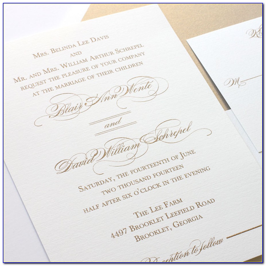 Thermography Wedding Invitations Online