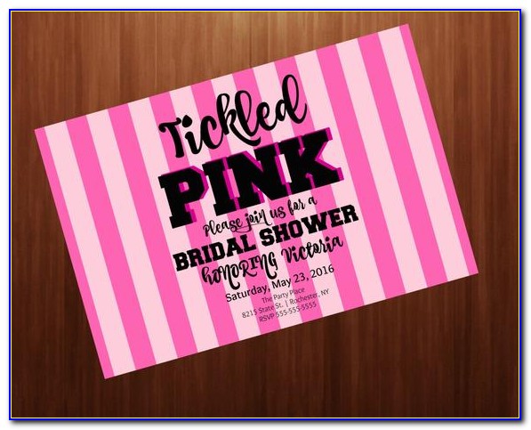 Tickled Pink Baby Shower Invitations
