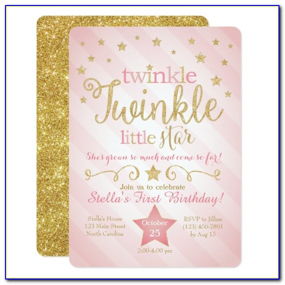 Twinkle Twinkle Little Star 1st Birthday Party