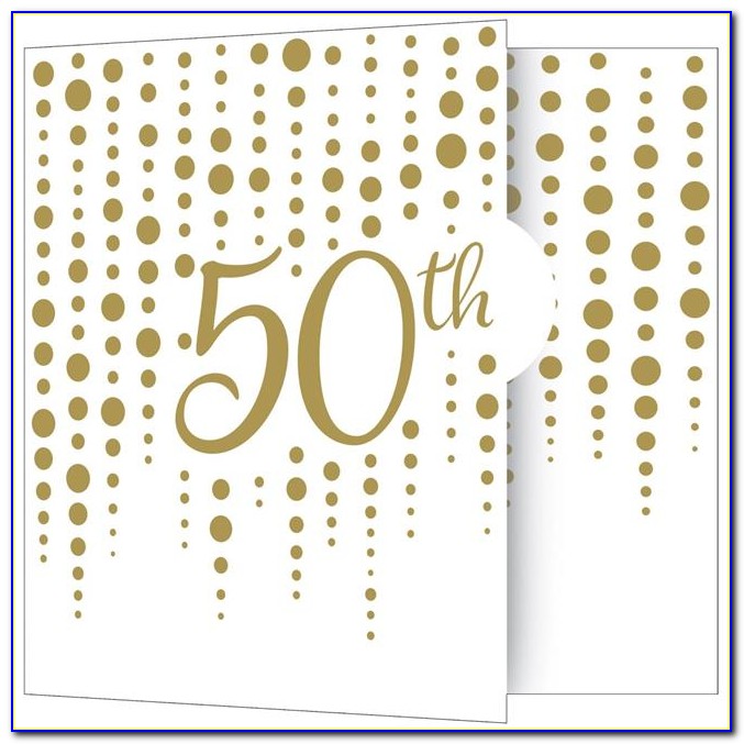 Walmart Photo 50th Anniversary Invitations