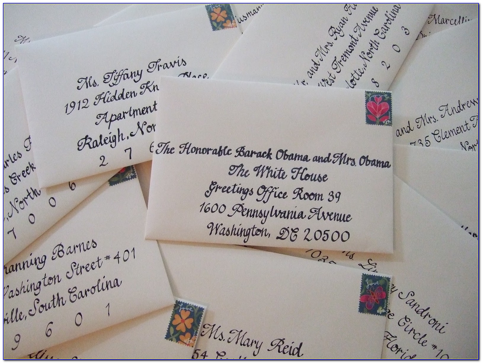 Wedding Invitation Mailing Labels