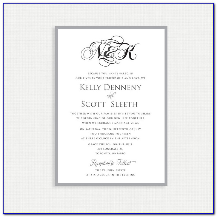 Wedding Invitations With Rsvp Cards Included