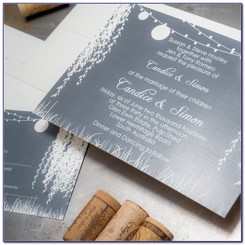 Weeping Willow Wedding Invitations